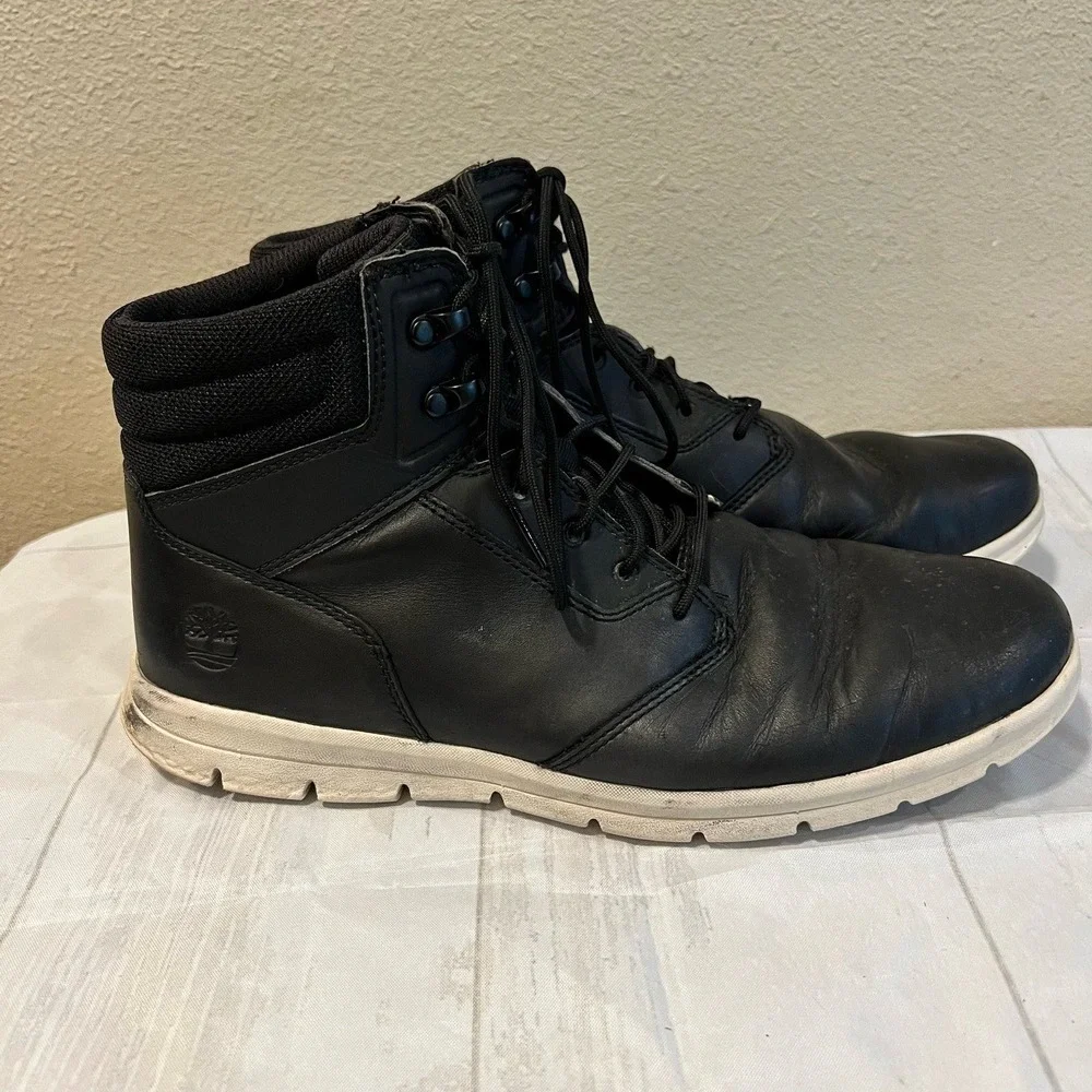 Timberland Killington Chukka Mens 10 Black Good Leather SensorFlex Boots